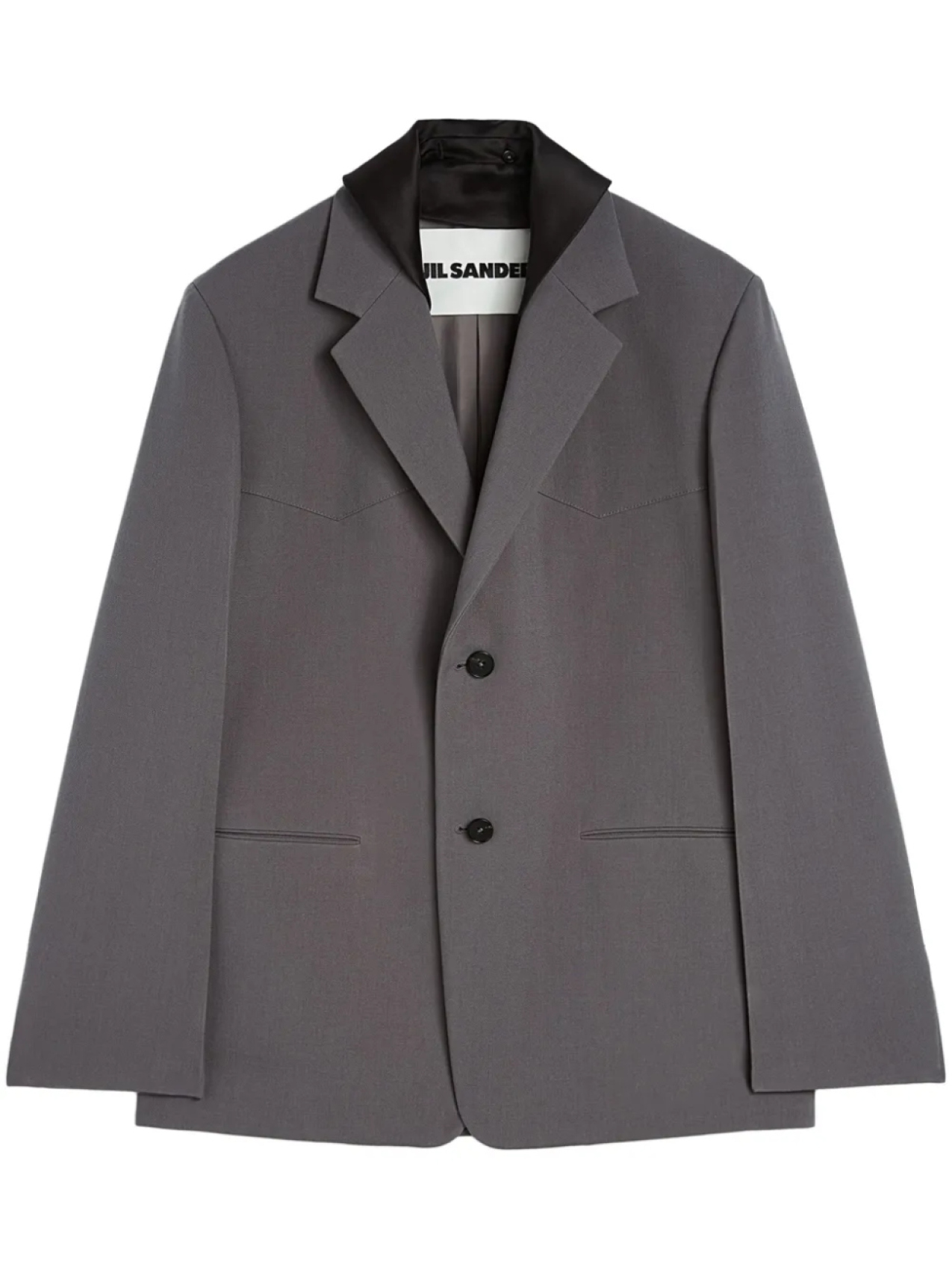 Пиджак со съемным воротником Jil Sander, серый
Пиджак со съемным воротником Jil Sander, серый