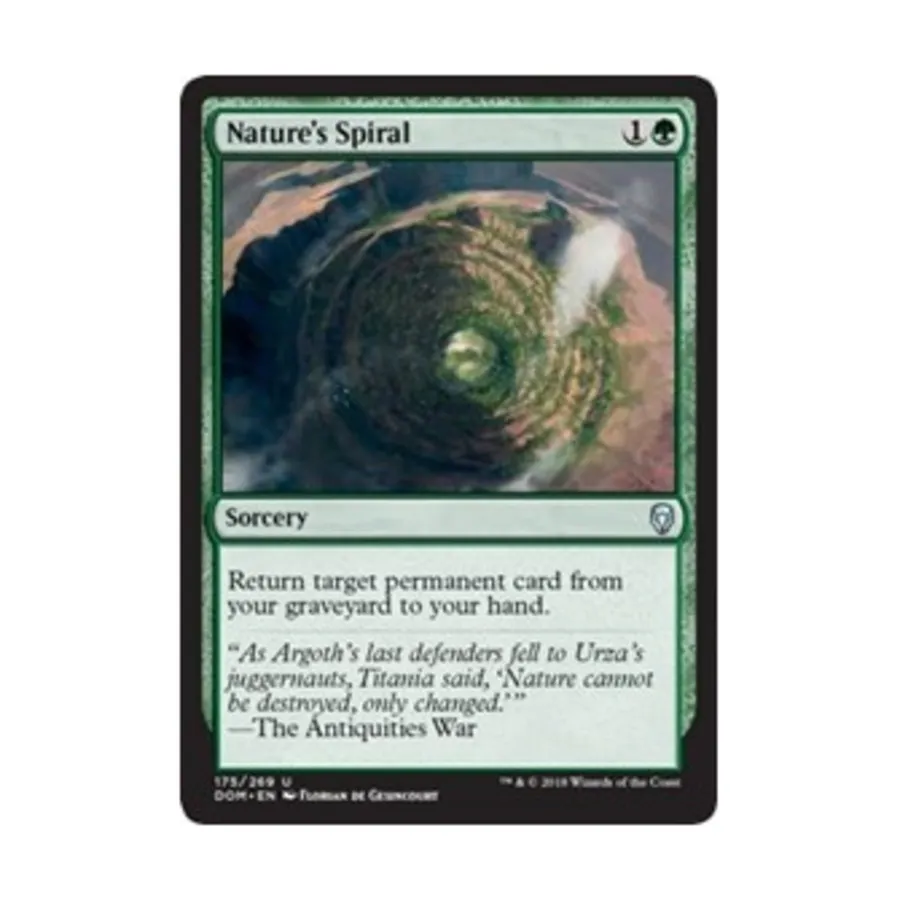 CCG Спираль природы (U), MTG - Dominaria
CCG Спираль природы (U), MTG - Dominaria