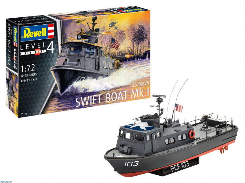 Revell, Swift Boat MK.I ВМС США, комплект модели
Revell, Swift Boat MK.I ВМС США, комплект модели