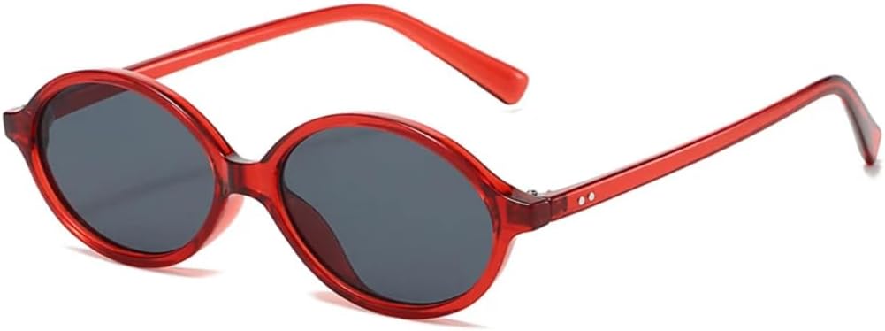 Солнцезащитные очки для мужчин и женщин - защита UV400 - маленькие овальные линзы в стиле панк с заклепками, цветные линзы, для занятий спортом на открытом воздухе и вождения DSVIGF, Red Grey
Солнцезащитные очки для мужчин и женщин - защита UV400 - маленькие овальные линзы в стиле панк с заклепками, цветные линзы, для занятий спортом на открытом воздухе и вождения DSVIGF, Red Grey