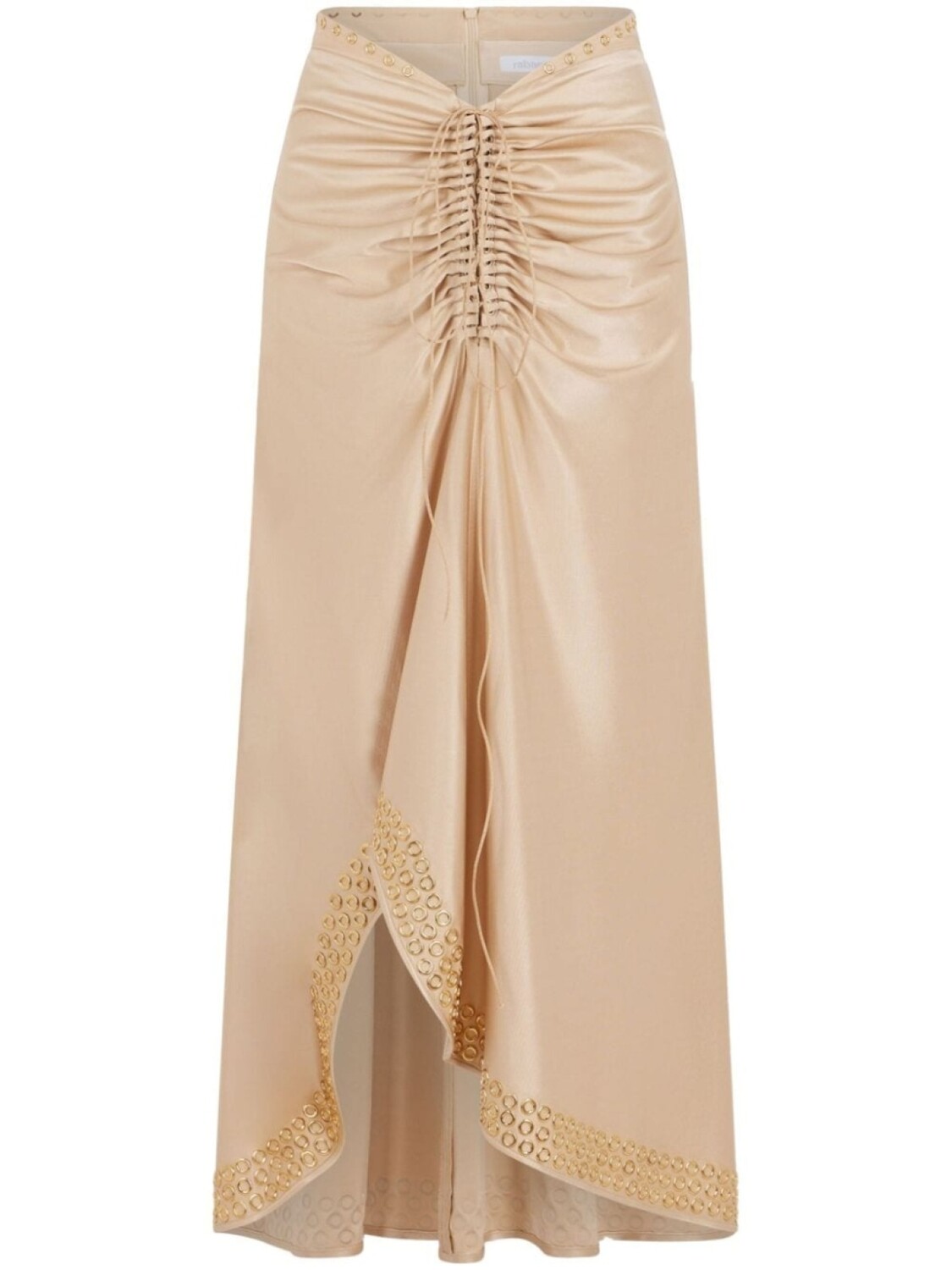 Rabanne юбка с вышивкой и люверсами, нейтральный цвет
Rabanne юбка с вышивкой и люверсами, нейтральный цвет