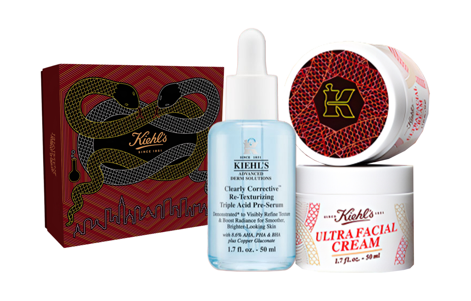 Keyanshi новогоднее лимитированное издание Looloo Bottle сыворотки наборы для ухода увлажняющий, восстанавливающий и контролирующий жирность 50мл+50мл Kiehl's
Keyanshi новогоднее лимитированное издание Looloo Bottle сыворотки наборы для ухода увлажняющий, восстанавливающий и контролирующий жирность 50мл+50мл Kiehl's