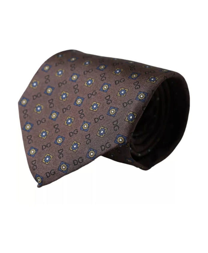 Шелковый галстук с логотипом Dolce & Gabbana, коричневый
Шелковый галстук с логотипом Dolce & Gabbana, коричневый