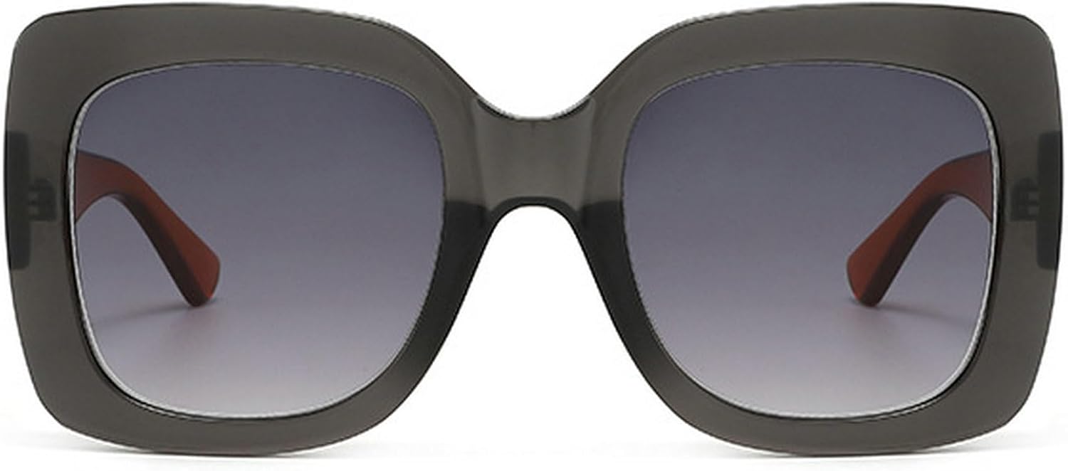 Крупные квадратные солнцезащитные очки для женщин в винтажном стиле, роскошные солнцезащитные очки с градиентным покрытием, защита от УФ-излучения UV400, модные солнцезащитные очки для мужчин mincl, Black Orange
Крупные квадратные солнцезащитные очки для женщин в винтажном стиле, роскошные солнцезащитные очки с градиентным покрытием, защита от УФ-излучения UV400, модные солнцезащитные очки для мужчин mincl, Black Orange