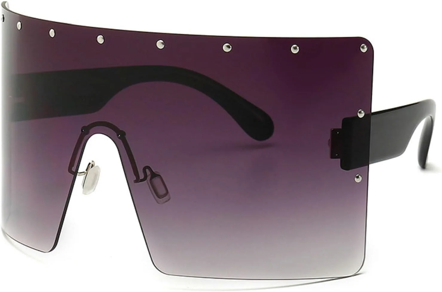 Большие модные цельные солнцезащитные очки для женщин и мужчин, солнцезащитные очки-маска, ретро-очки в стиле 2000-х, большие защитные очки mincl, 2pcs-gray&pink
Большие модные цельные солнцезащитные очки для женщин и мужчин, солнцезащитные очки-маска, ретро-очки в стиле 2000-х, большие защитные очки mincl, 2pcs-gray&pink