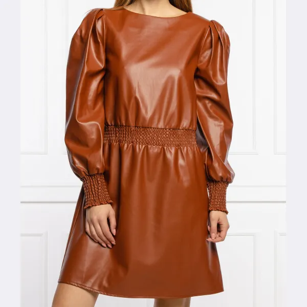 Платье Портис Silvian Heach, коричневый
Платье Портис Silvian Heach, коричневый