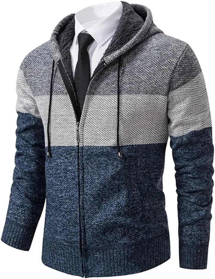 Мужской худи с полосками и капюшоном Vsadsau
Мужской худи с полосками и капюшоном Vsadsau