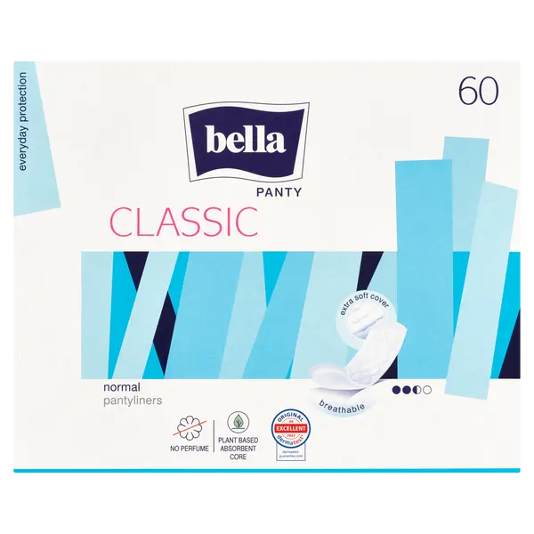 Гигиенические прокладки, 60 шт./ 1 упаковка. Bella Panty classic
Гигиенические прокладки, 60 шт./ 1 упаковка. Bella Panty classic