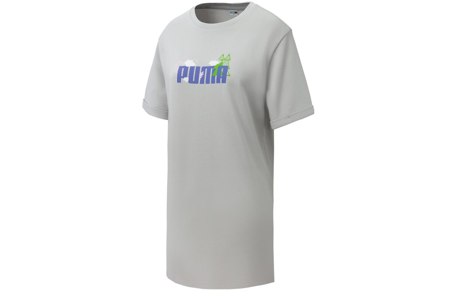 Спортивно-досуговое платье с короткими рукавами женское серое Puma
Спортивно-досуговое платье с короткими рукавами женское серое Puma