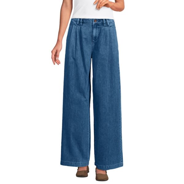 Женские плиссированные расклешенные джинсы Lands' End, цвет canal blue wash
Женские плиссированные расклешенные джинсы Lands' End, цвет canal blue wash