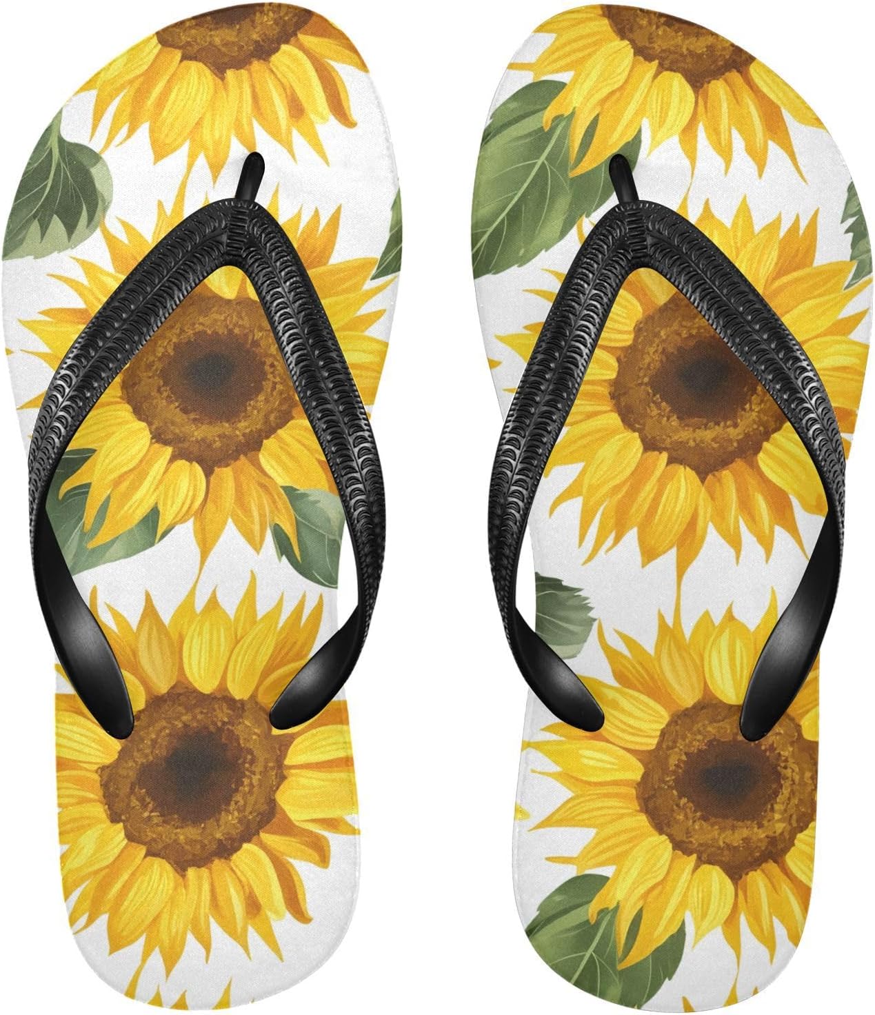 Женские и мужские пляжные шлепанцы с белыми листьями подсолнуха, для душа, резиновые, нескользящие, летние тапочки для ходьбы Sinestour
Женские и мужские пляжные шлепанцы с белыми листьями подсолнуха, для душа, резиновые, нескользящие, летние тапочки для ходьбы Sinestour