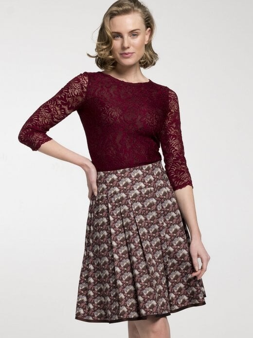 Традиционная юбка-бланшет Spieth & Wenksy, фиолетовый 
Традиционная юбка-бланшет Spieth & Wenksy, фиолетовый