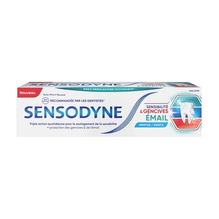 Зубная паста с мятой для чувствительности десен 75 мл Sensodyne
Зубная паста с мятой для чувствительности десен 75 мл Sensodyne