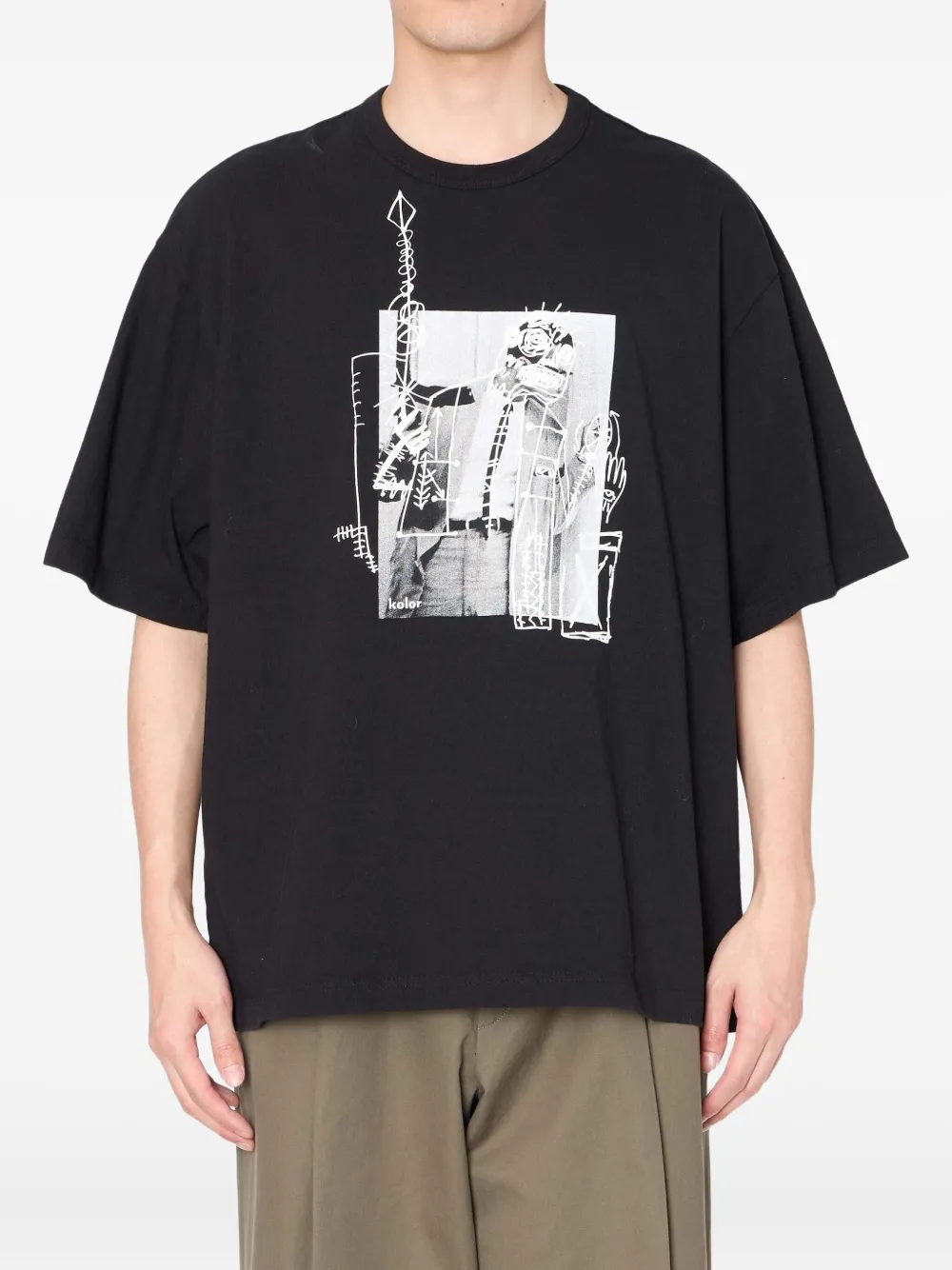 Футболка с графическим принтом Kolor, черный
Футболка с графическим принтом Kolor, черный