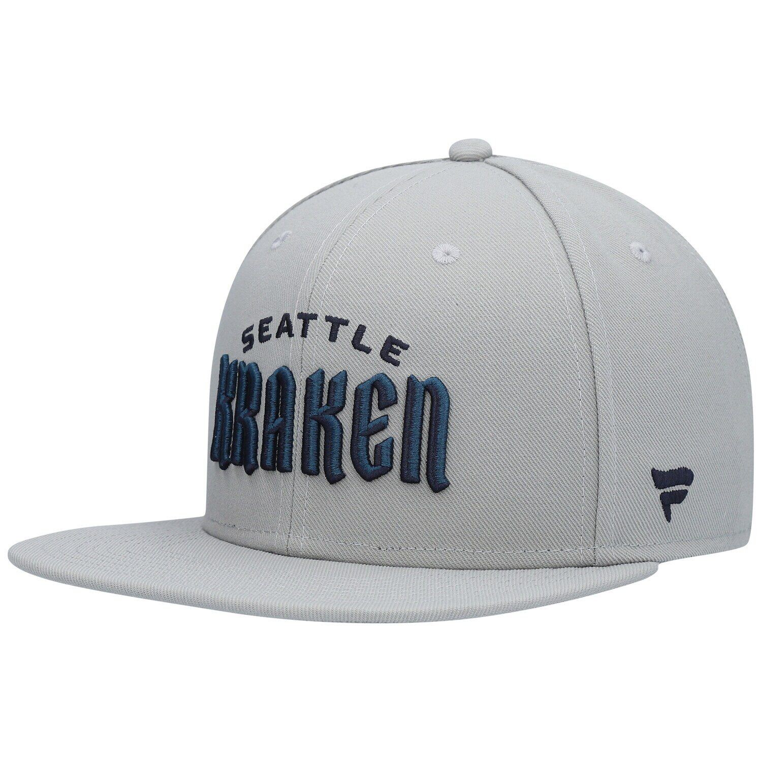 Мужская серая кепка с логотипом Fanatics Seattle Kraken Wordmark Snapback
Мужская серая кепка с логотипом Fanatics Seattle Kraken Wordmark Snapback