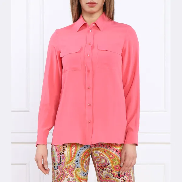 Рубашка стандартного кроя с добавлением шелка Marella, розовый
Рубашка стандартного кроя с добавлением шелка Marella, розовый