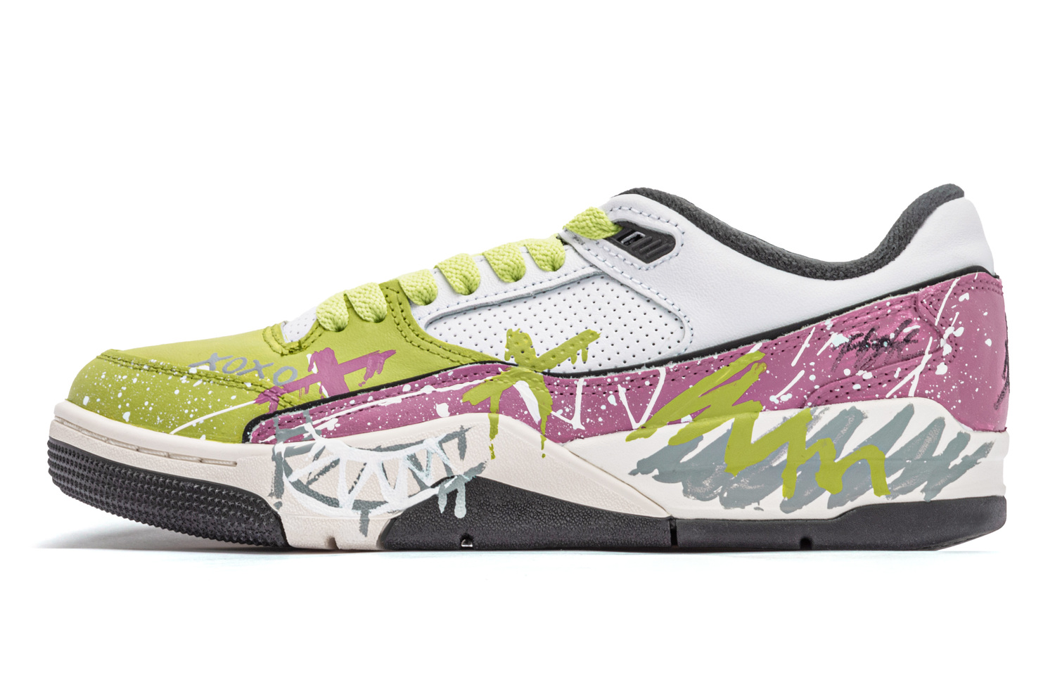 Jordan FLIGHT COURT устойчивые к истиранию низкие винтажные баскетбольные кроссовки Unisex Pink Purple Green
Jordan FLIGHT COURT устойчивые к истиранию низкие винтажные баскетбольные кроссовки Unisex Pink Purple Green