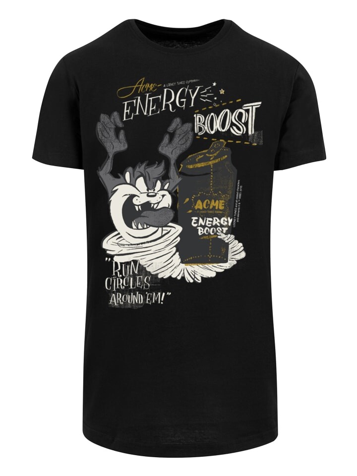 Футболка F4NT4STIC Looney Tunes Taz Energy Boost, черный 
Футболка F4NT4STIC Looney Tunes Taz Energy Boost, черный