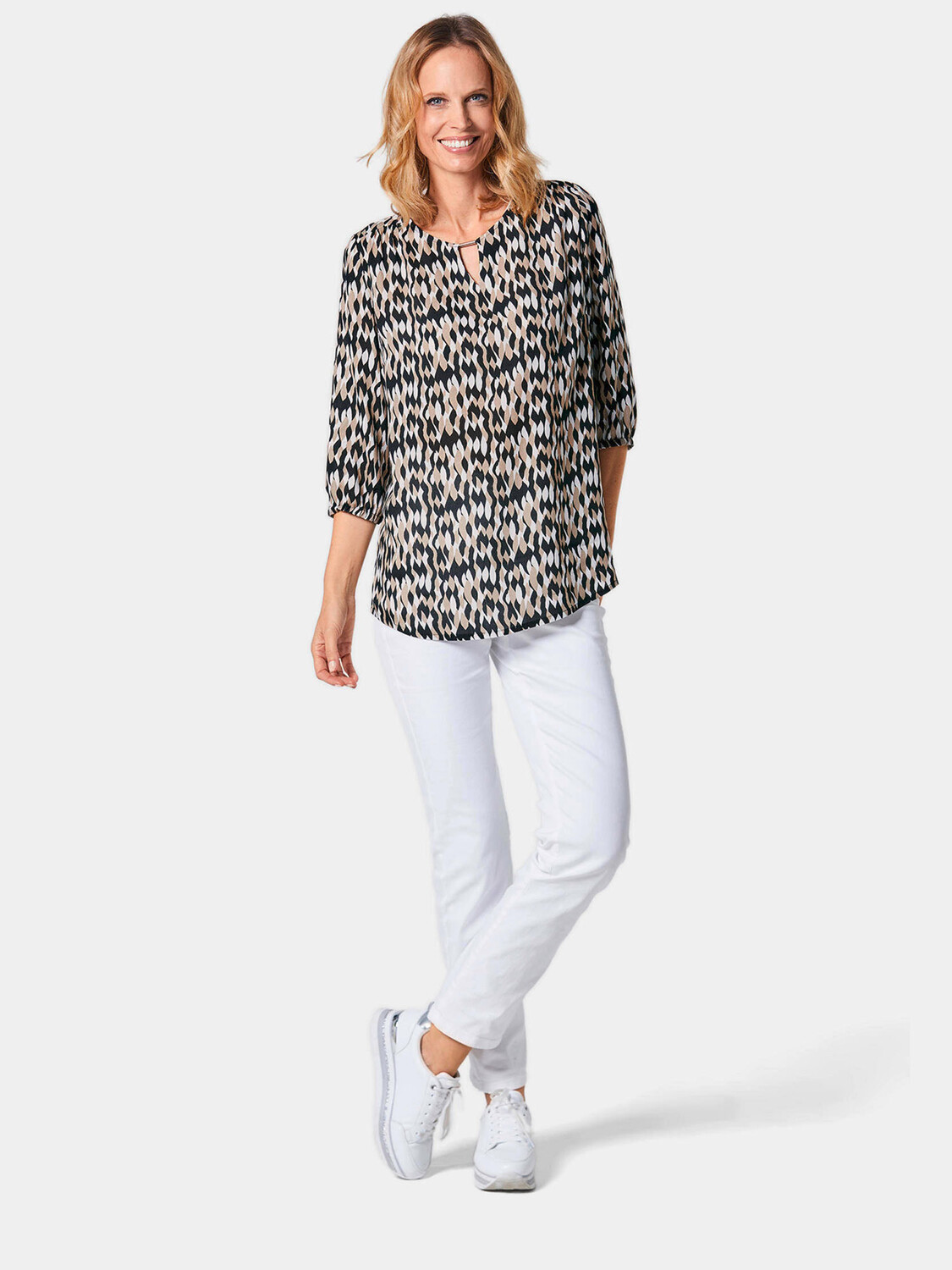 Блуза GOLDNER Druck, черный
Блуза GOLDNER Druck, черный