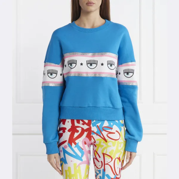 Толстовка обычного кроя Chiara Ferragni, синий
Толстовка обычного кроя Chiara Ferragni, синий