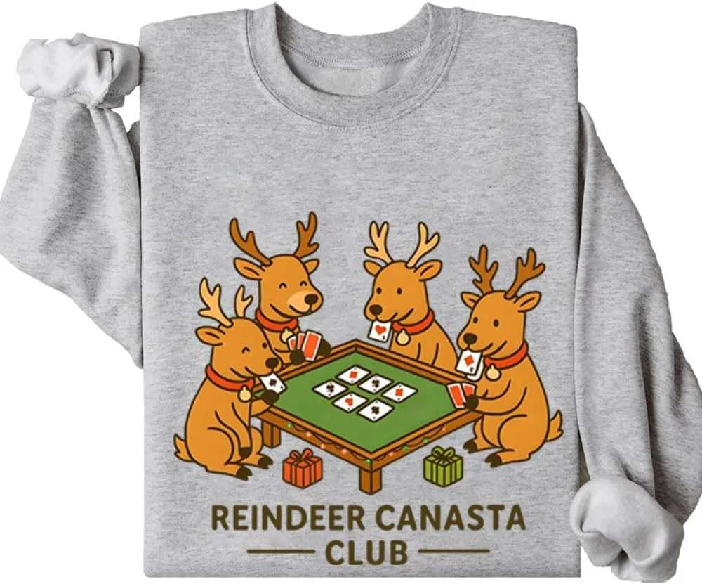 Толстовка с оленем для игры в покер на Рождество Relliot
Толстовка с оленем для игры в покер на Рождество Relliot