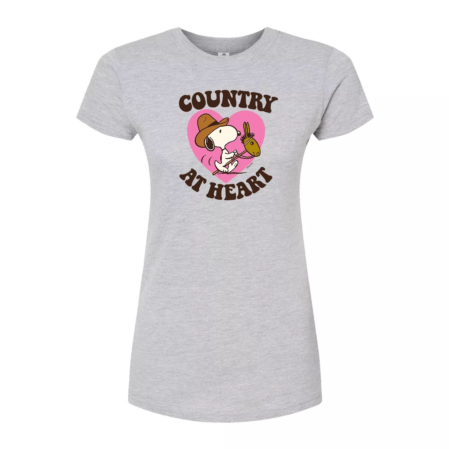 Футболка с графическим рисунком «Country At Heart» для детей Junior's Peanuts Licensed Character, серый 
Футболка с графическим рисунком «Country At Heart» для детей Junior's Peanuts Licensed Character, серый