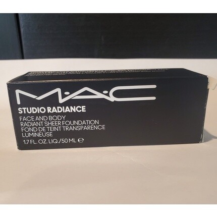 MAC Studio Radiance Сияющая прозрачная тональная основа для лица и тела 1,7 унции C5 Mac Cosmetics
MAC Studio Radiance Сияющая прозрачная тональная основа для лица и тела 1,7 унции C5 Mac Cosmetics