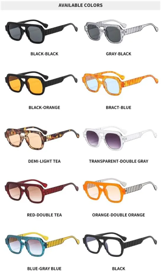 Ретро солнцезащитные очки для женщин в полоску, градиентные оттенки, защита от УФ-излучения UV400, желейные, мужские солнцезащитные очки SZVVBKK, Black Clear
Ретро солнцезащитные очки для женщин в полоску, градиентные оттенки, защита от УФ-излучения UV400, желейные, мужские солнцезащитные очки SZVVBKK, Black Clear