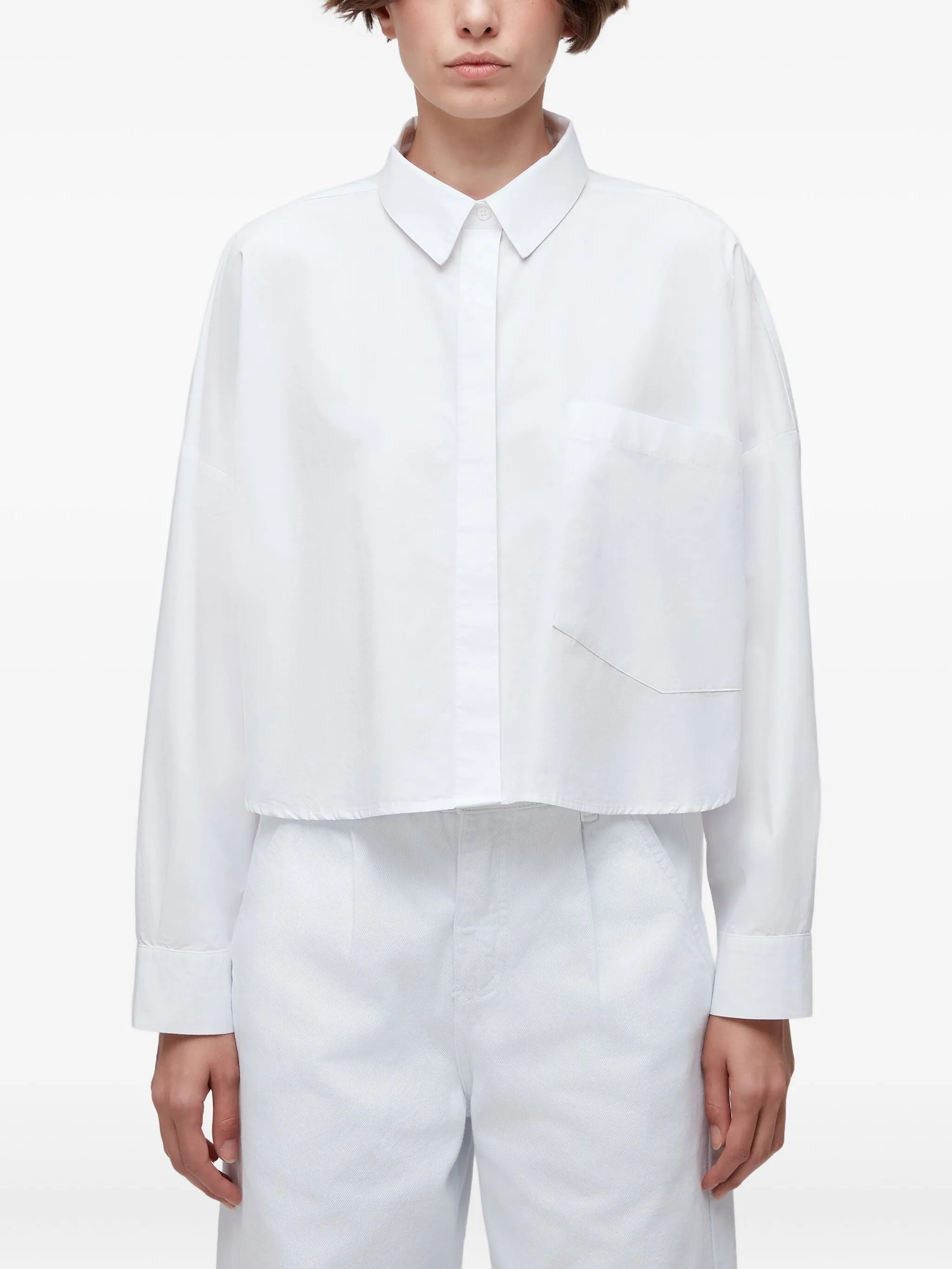 Укороченная рубашка с длинными рукавами Osklen, белый
Укороченная рубашка с длинными рукавами Osklen, белый