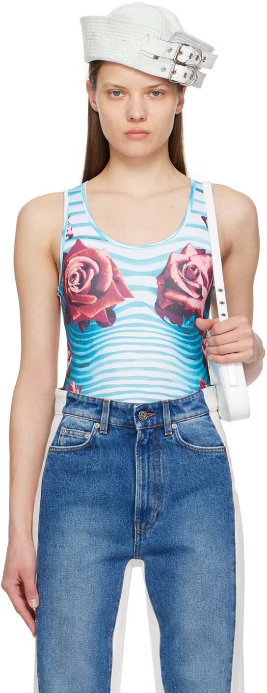 Боди-трансформер с синими и красными цветами Jean Paul Gaultier
Боди-трансформер с синими и красными цветами Jean Paul Gaultier