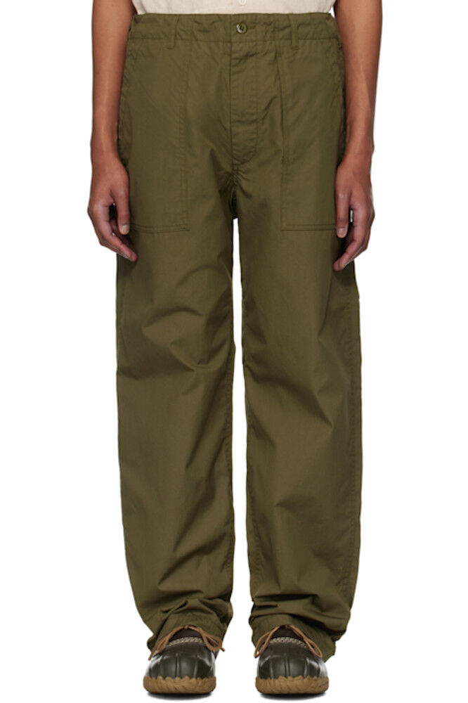 Брюки цвета хаки Engineered Garments
Брюки цвета хаки Engineered Garments