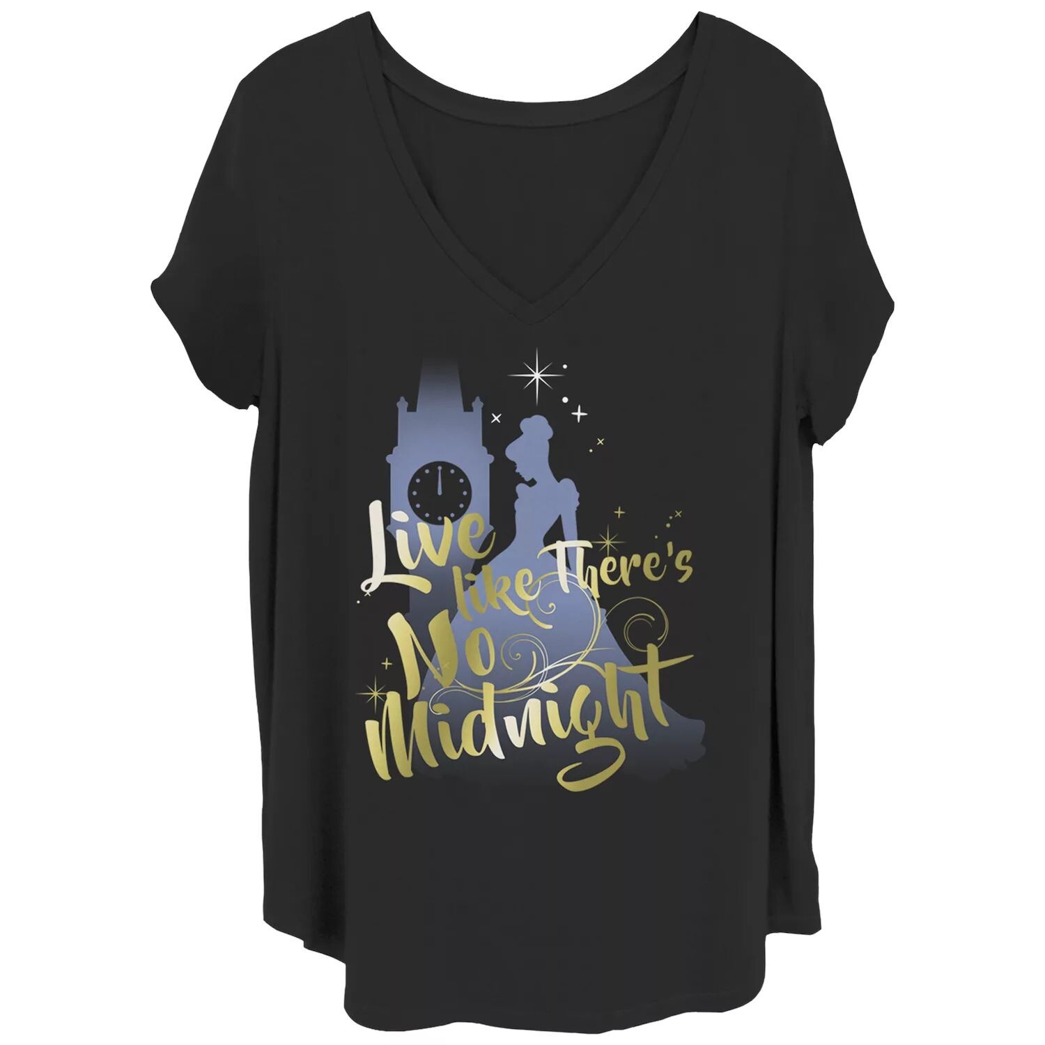 Футболка Juniors Plus Disney «Золушка почти полночь» Licensed Character, черный
Футболка Juniors Plus Disney «Золушка почти полночь» Licensed Character, черный