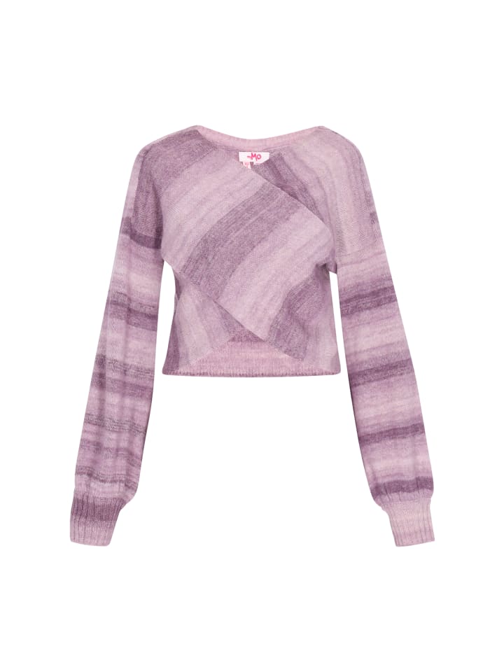 Женский свитер сиреневого цвета с разноцветной отделкой myMo
Женский свитер сиреневого цвета с разноцветной отделкой myMo