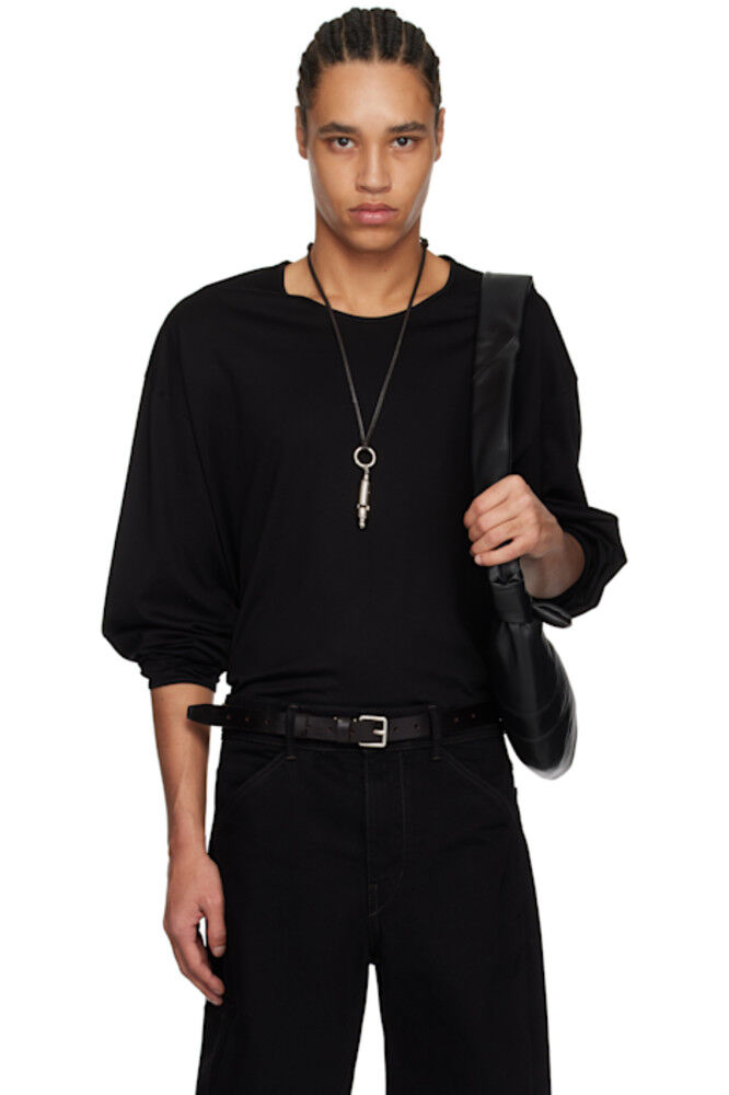 Черная футболка LS Relaxed LEMAIRE
Черная футболка LS Relaxed LEMAIRE