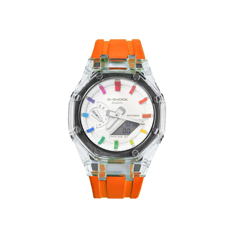 Часы Casio G-Shock Analog-Digital 2100 Series, Rainbow Love, арт. GA-2100-7A7, оранжевый
Часы Casio G-Shock Analog-Digital 2100 Series, Rainbow Love, арт. GA-2100-7A7, оранжевый