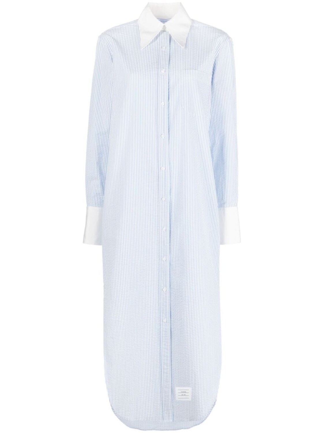 Платье-рубашка в полоску Thom Browne, синий
Платье-рубашка в полоску Thom Browne, синий