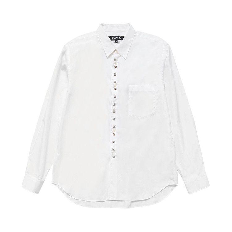 Рубашка Comme des Garçons Black Studded Poplin Shirt, White
Рубашка Comme des Garçons Black Studded Poplin Shirt, White