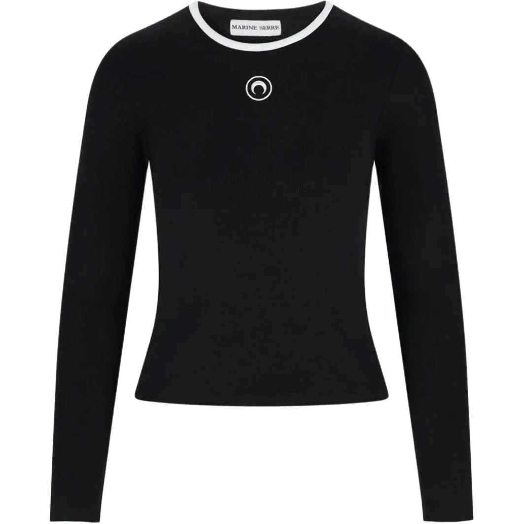 Футболка с длинным рукавом и логотипом moon Marine Serre, черный
Футболка с длинным рукавом и логотипом moon Marine Serre, черный