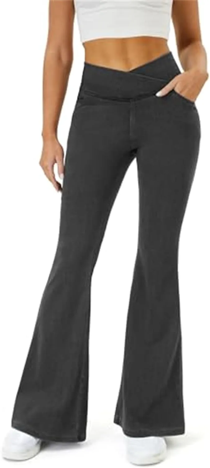 Женские джинсы Bell Bottom, Stretchy с карманами
Женские джинсы Bell Bottom, Stretchy с карманами