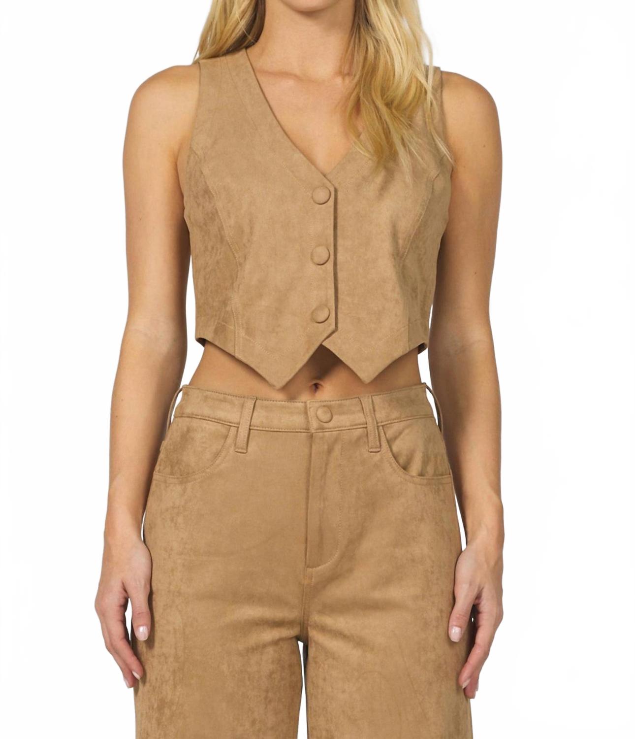 DEAR JOHN DENIM Жилет Дреа цвета ириски
DEAR JOHN DENIM Жилет Дреа цвета ириски