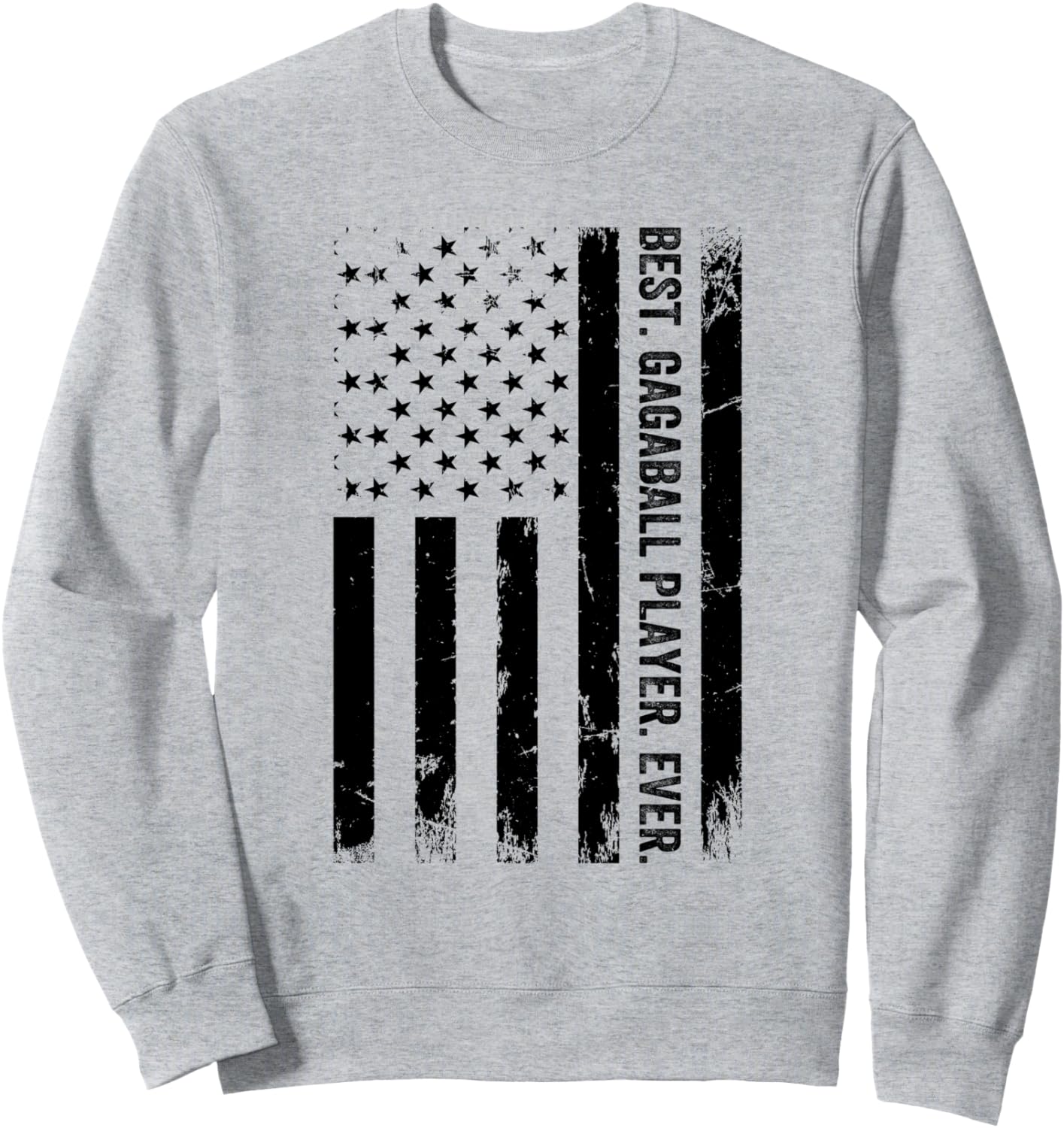 Величайший игрок в гагабол всех времен - толстовка с американским флагом в стиле гагабол Gagaball Designs, серый
Величайший игрок в гагабол всех времен - толстовка с американским флагом в стиле гагабол Gagaball Designs, серый