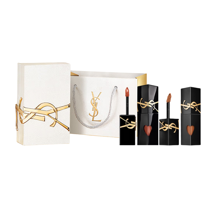 SAINT LAURENT 2 упаковки черного тюбика блеска для губ глянцевый легко растушевывается долговечный оттенок 5,5 мл+5,5 мл
SAINT LAURENT 2 упаковки черного тюбика блеска для губ глянцевый легко растушевывается долговечный оттенок 5,5 мл+5,5 мл