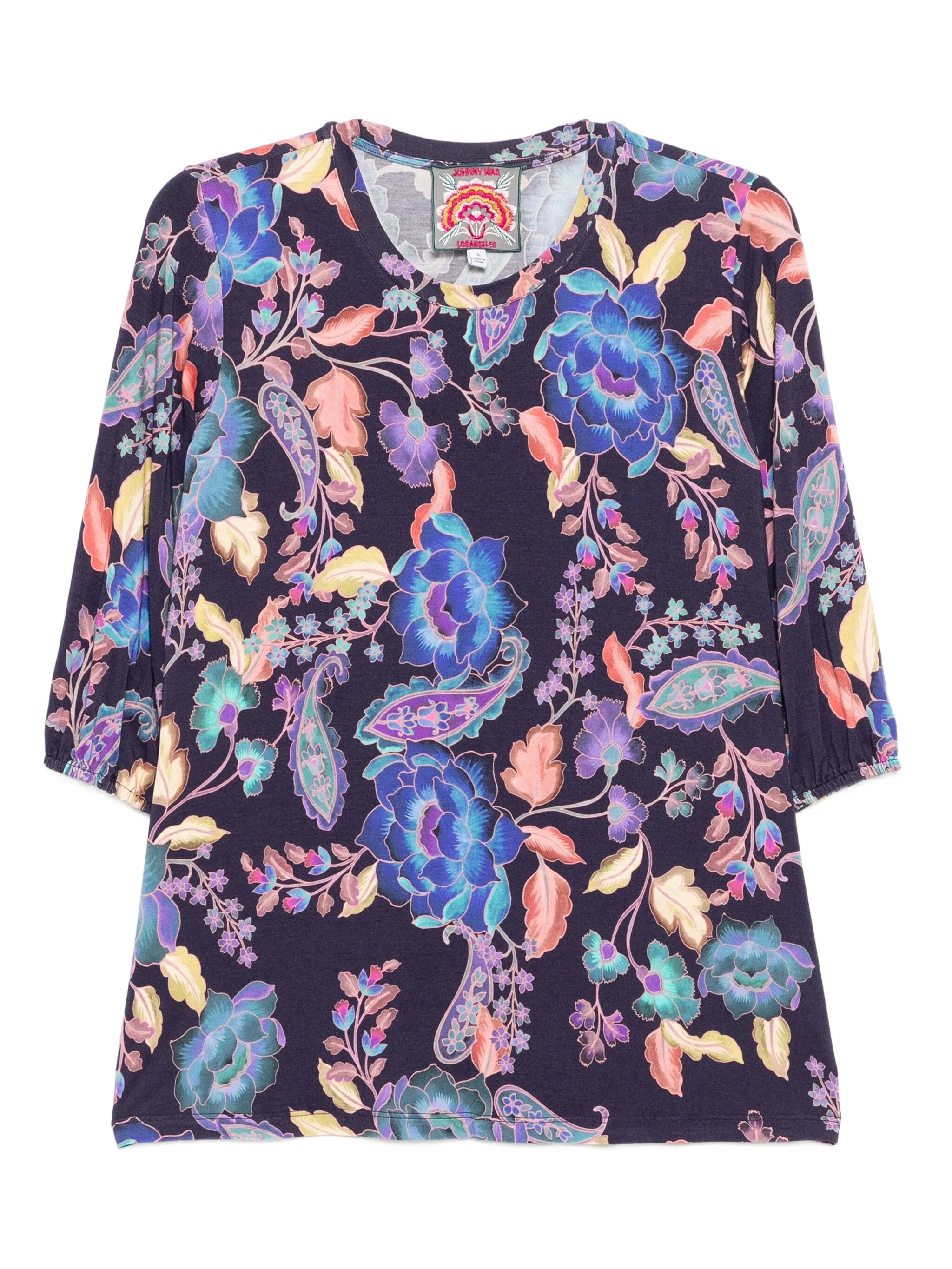 Топ The Janie Favorite с объемными рукавами Johnny Was, фиолетовый
Топ The Janie Favorite с объемными рукавами Johnny Was, фиолетовый