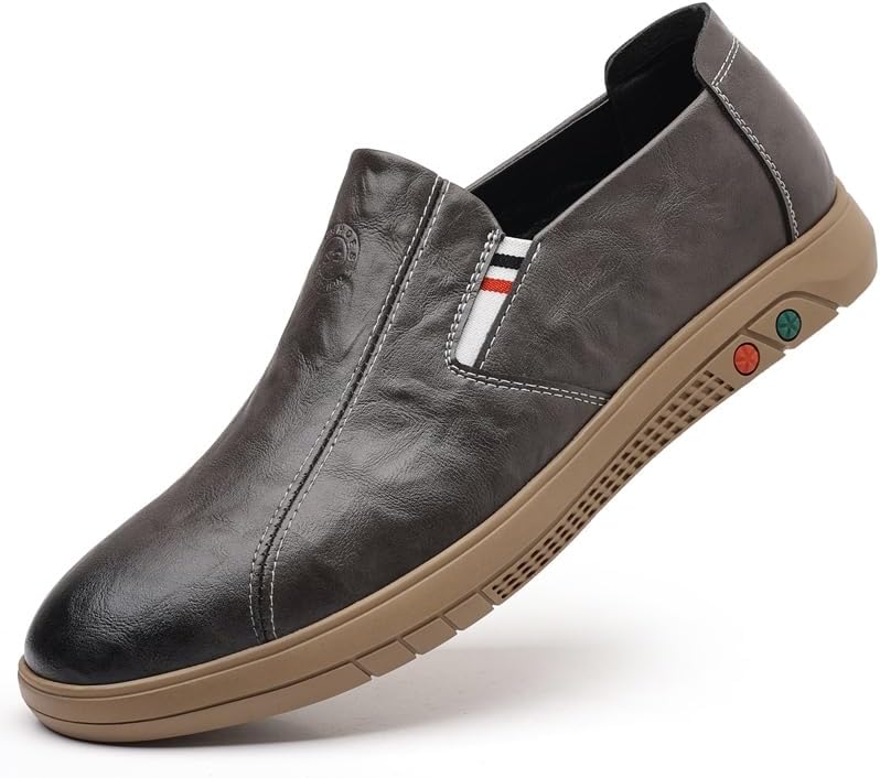 Мужские повседневные кожаные слипоны - черные, коричневые, белые и серые Sfwarmart
Мужские повседневные кожаные слипоны - черные, коричневые, белые и серые Sfwarmart