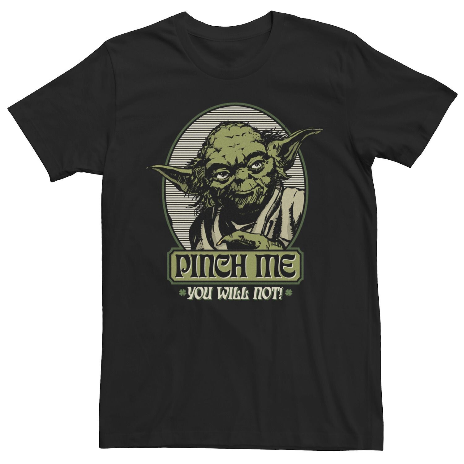 Мужская футболка «Звездные войны: Pinch Me You Will Yoda St. Patty's Day» Licensed Character
Мужская футболка «Звездные войны: Pinch Me You Will Yoda St. Patty's Day» Licensed Character