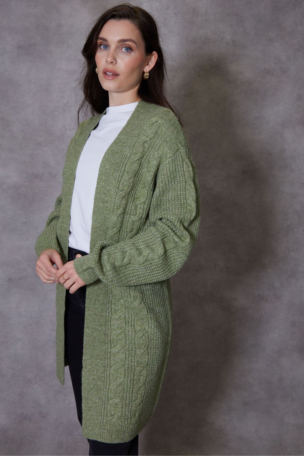 Вязаный кардиган Threadbare, зеленый
Вязаный кардиган Threadbare, зеленый