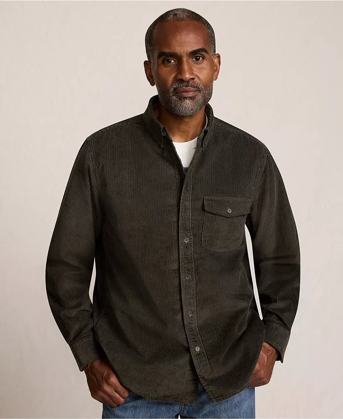 Мужская рубашка из широкого вельвета с длинными рукавами Lands' End, коричневый
Мужская рубашка из широкого вельвета с длинными рукавами Lands' End, коричневый