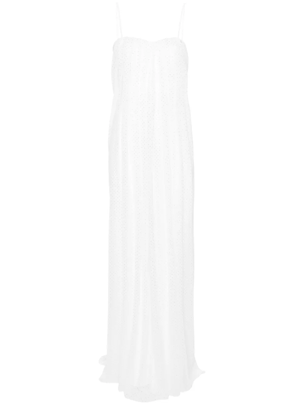 Платье в горох с переливающимся эффекто Nissa, белый
Платье в горох с переливающимся эффекто Nissa, белый