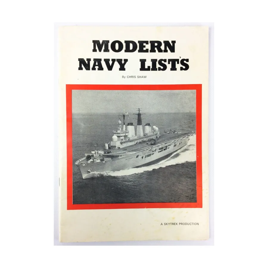 Современные списки военно-морского флота (1982), Miniatures War Games Rules & Books (Skytrex Publications)
Современные списки военно-морского флота (1982), Miniatures War Games Rules & Books (Skytrex Publications)