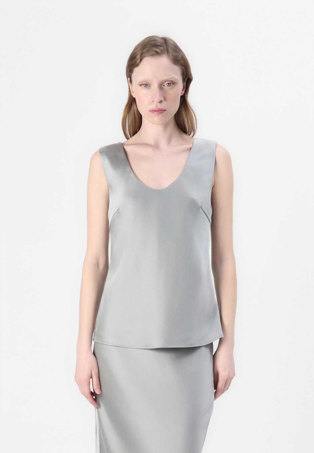 Топ SUMMA Samsøe Samsøe, серебристый
Топ SUMMA Samsøe Samsøe, серебристый